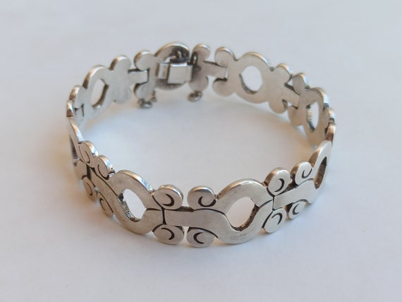 Handmade Silver Bracelet, Sterling Silver Bracele… - image 6