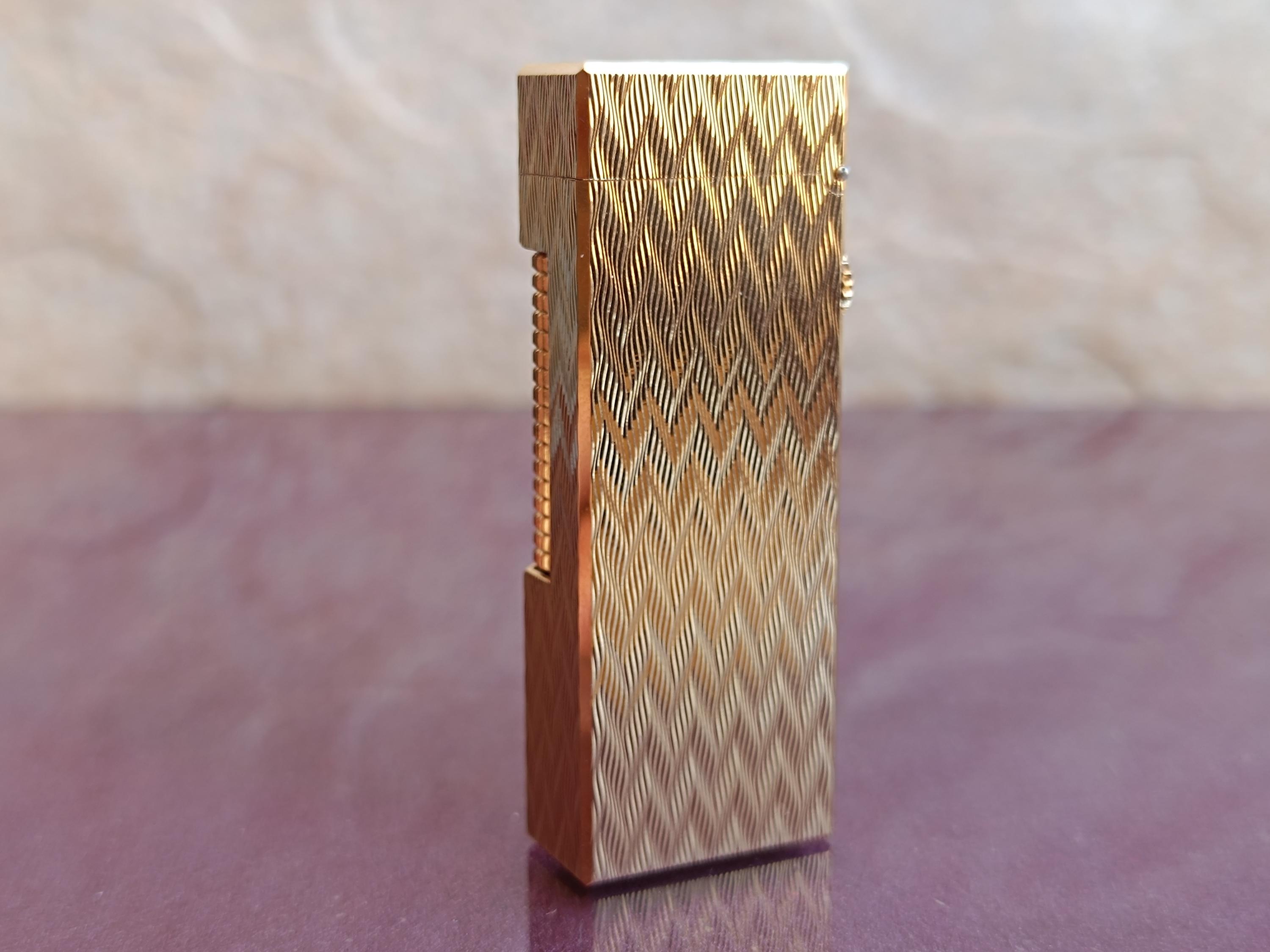 ダンヒル ゴールドメッキ ガスライター、ヴィンテージライター