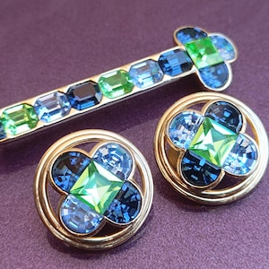 Clips boucles d’oreilles vintage Monet métal argenté