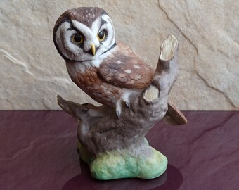 フクロウの版画 1893年の彫刻 - Etsy 日本