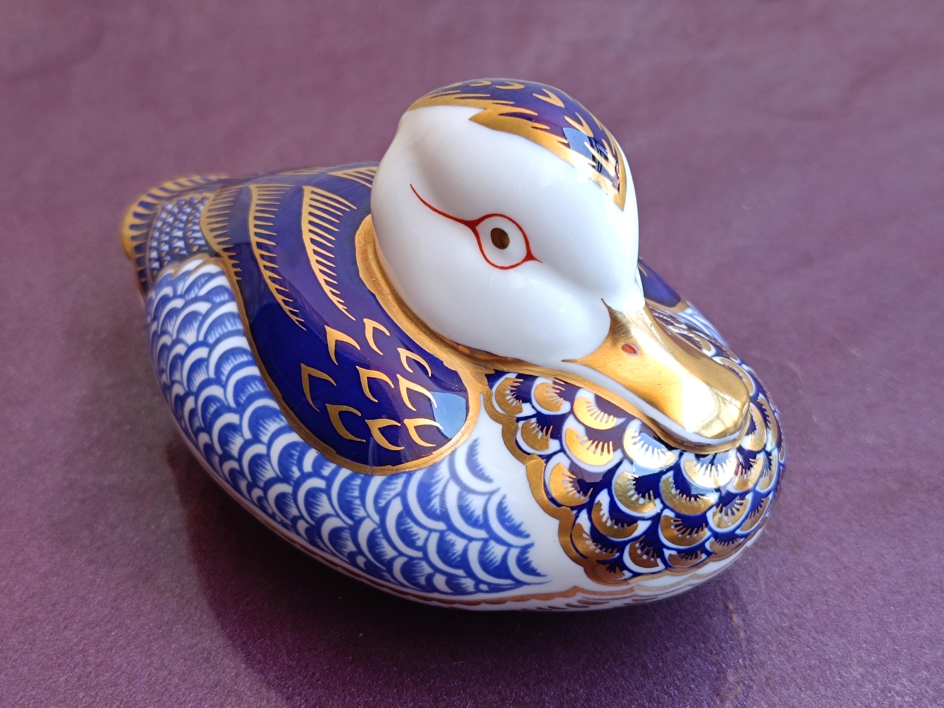  crown derby 陶器　鳥 ROYAL CROWN Derby Collection, Hand Crafted Duck, Hand Painted Duck