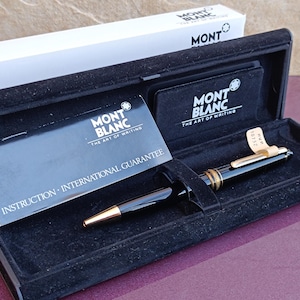 MONTBLANC Meisterstuck Ballpoint Pen, Vintage Ballpoint Pen, Ballpoint Pen, Germany Ballpoint Pen, MONTBLANC Ballpoint Pen, Germany