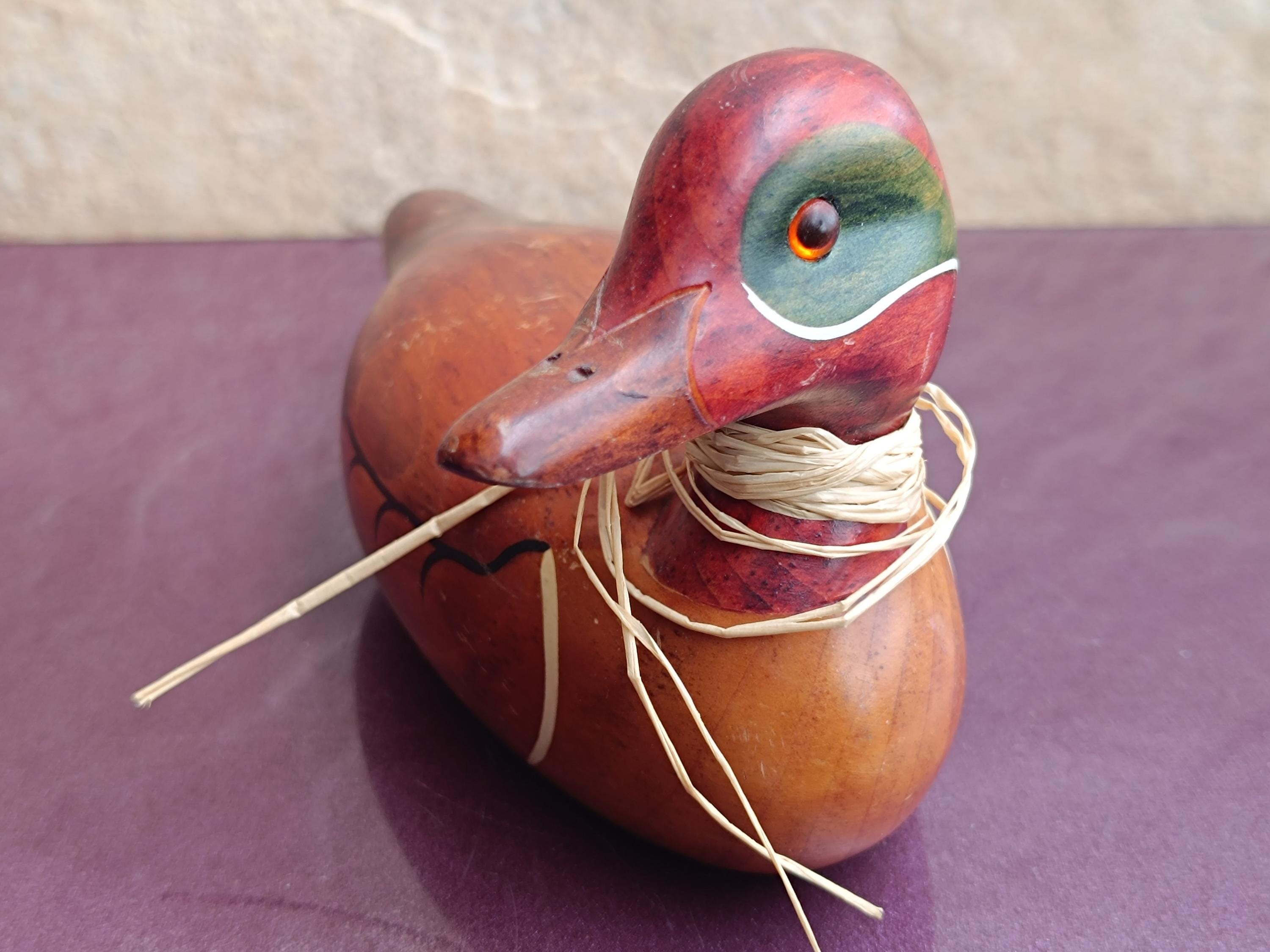 Country Traditions Original Carving カナダ Country Traditions Cambridge Ontario Wood and Hand Painted Duck