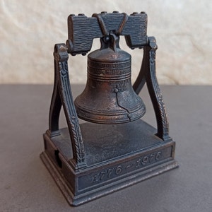 1970 Temperamatite Playme 1776-1976 Bicentenario della Liberty Bell, Temperamatite Playme, Temperamatite a campana, Temperamatite spagnolo