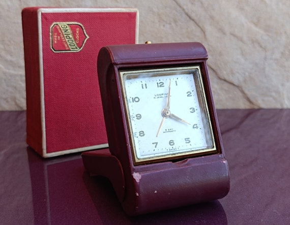 LOOPING SWISS Alarm Clock With Mechanical Mechanism 15 Jewels 8