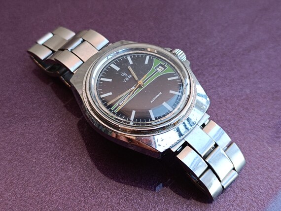 YEMA Meangraf automatisch horloge mechanisch horloge vintage automatisch horloge YEMA horloge retro mechanisch horloge Frans horloge Etsy Nederland