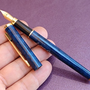 Iridium Point Germany Füllfederhalter, Vintage Geschenk, Vintage Füllfederhalter, Füllfederhalter, antiker Stift, alter Füllfederhalter, Gold gefüllter Tintenstift