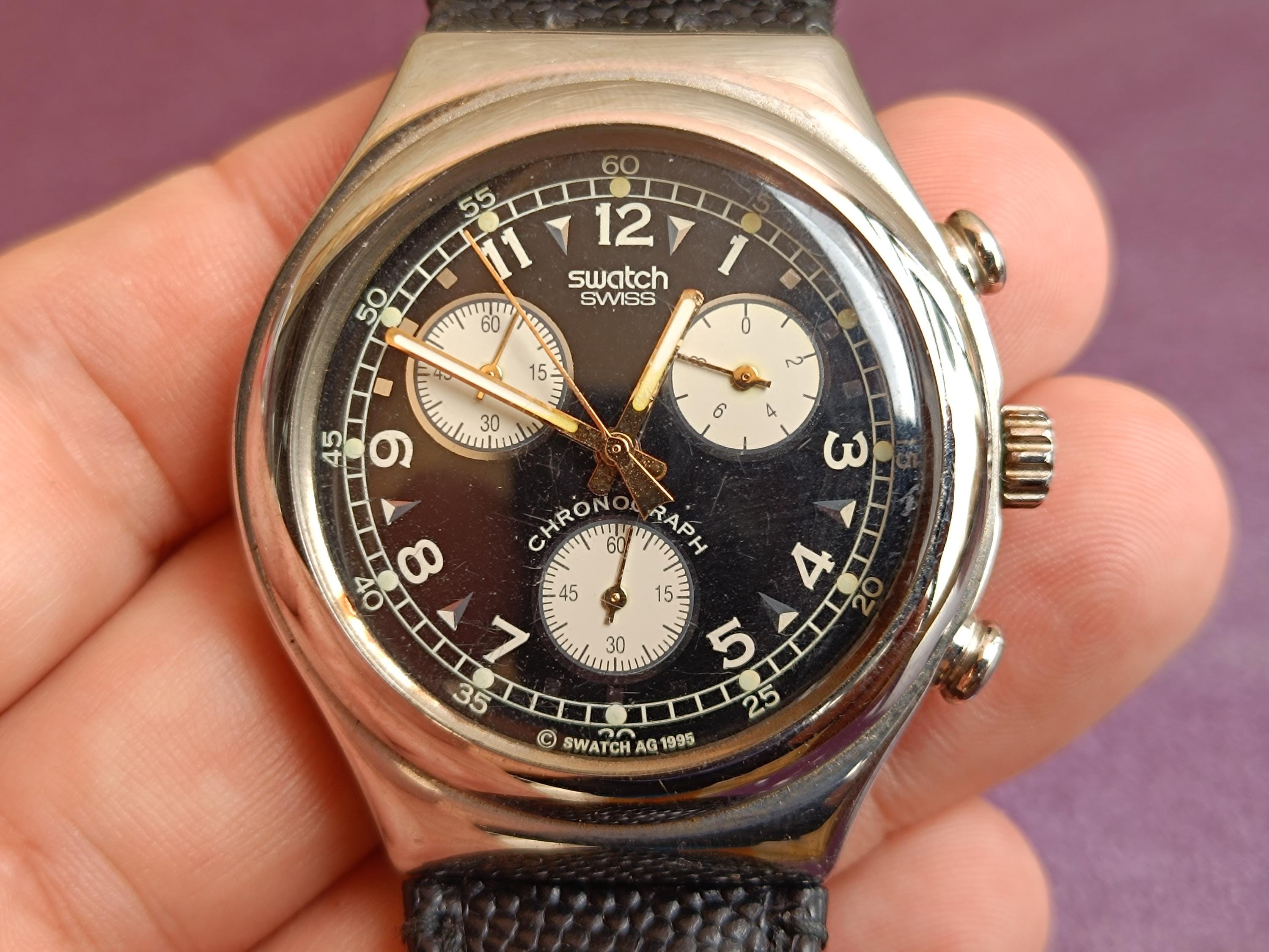 【ファッション好きが選ぶ人気ブランドランキング】 SWATCH 1995 Chronograph Wrist Watch, Quartz Made Swiss 時計