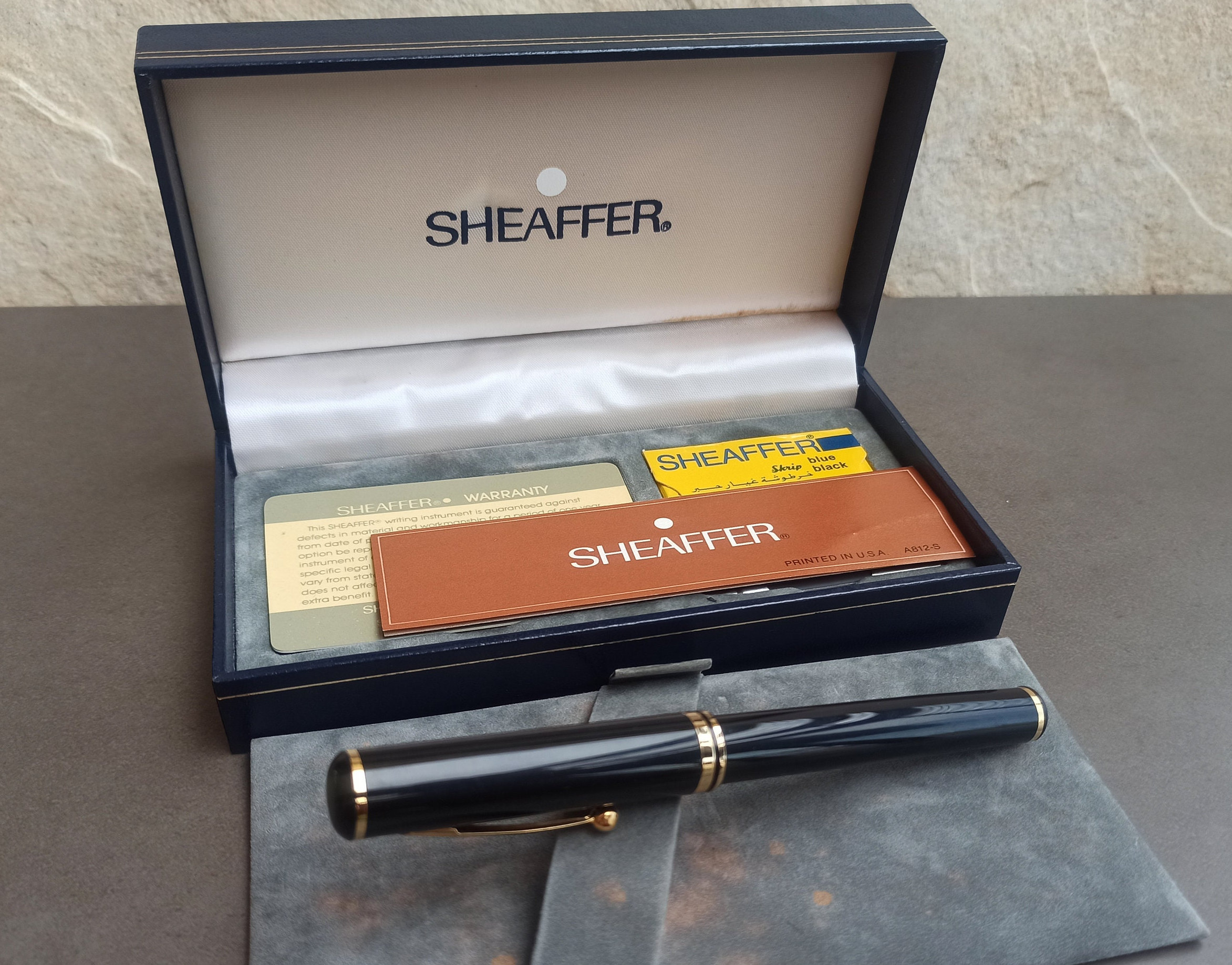 SHEAFFER 18K Gold Nib Fountain Pen, 750 Gold Nib, Fountain Pen, Vintage Fountain  Pen, Antique Fountain Pen, USA 