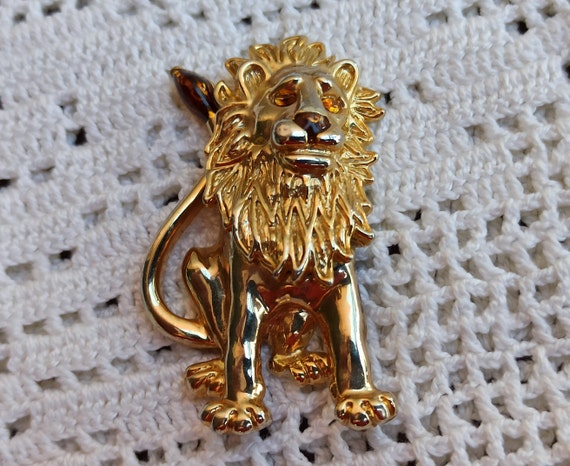 Broche Ancienne En Plaqué Or - Modèle 125-20/A1-8 - Occasion - Bijou Vintage