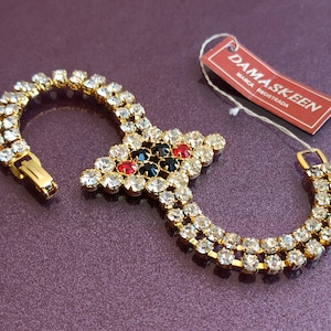 DAMASKEEN Gold Plated Bracelet, Vintage Bracelet, Spanish Vintage Bracelet, Gold Plated Jewelery, Limited Edition, DAMASKEEN Bracelet