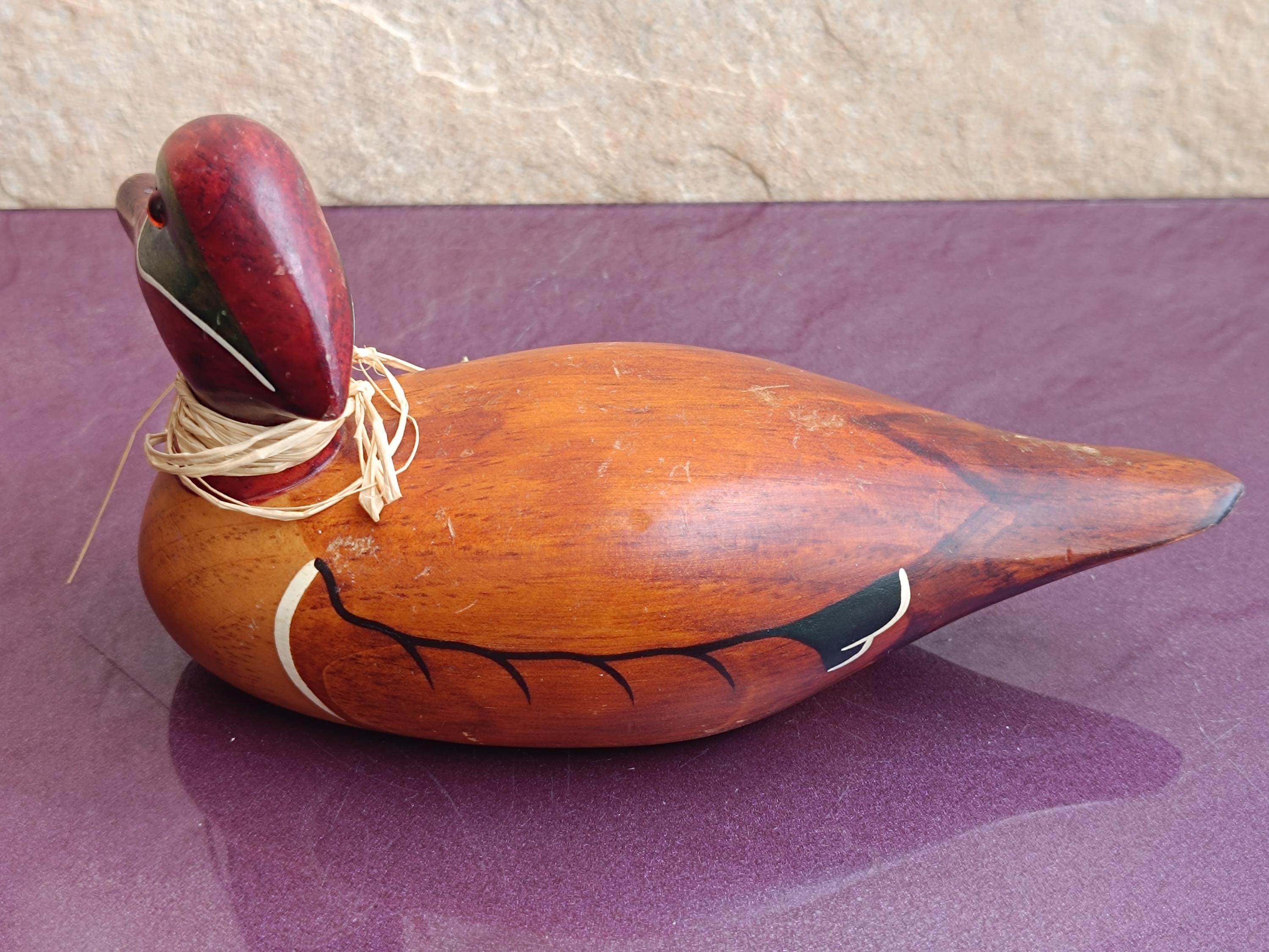 Country Traditions Cambridge Ontario Wood and Hand Painted Duck