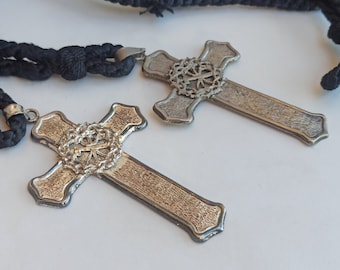 Vintage Silver Plated Cross, Antique Pendant, Cruz, Religious Cross, Antique Religious Cross Pendant, Vintage Cross Pendant, Antique Cross