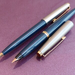 Parker Set Pluma Estilográfica y Bolígrafo, Pluma Parker Original, USA y España, Pluma Estilográfica, Pluma Estilográfica Antigua, Pluma Estilográfica Retro
