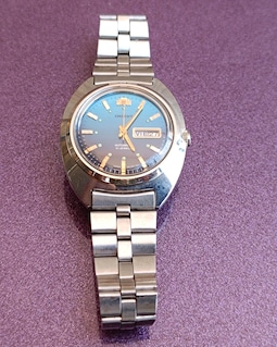 1980年代 ORIENT 21 Jewels 自動巻き時計、ヴィンテージ機械式時計 