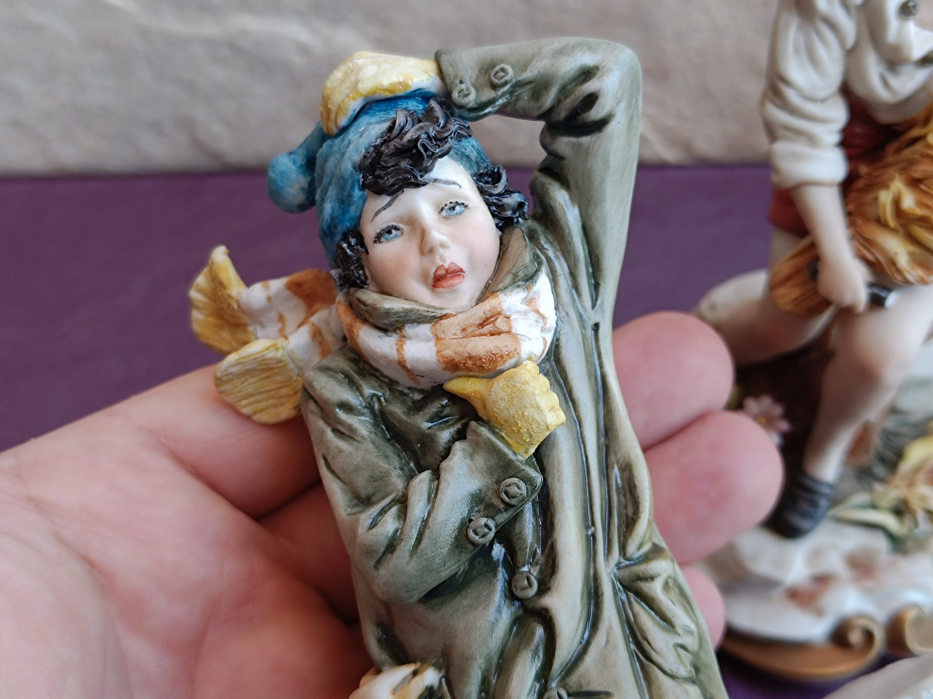 Capodimonte Seasons Porcelain Figurines, Capodimonte