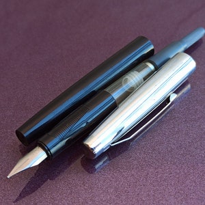 Vintage Fountain Pen, Collectible Pen, Gift Pen, Gray Fountain Pen, Retro Fountain Pen, Antique Pen, Old Fountain Pen
