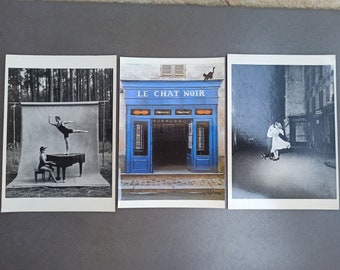 SET of 3 Post Cards, FOTOFOLIO Postcards, Vintage Postcards, Posted Post Cards, Antique Post Cards, Old Postcards, Retro Postcards
