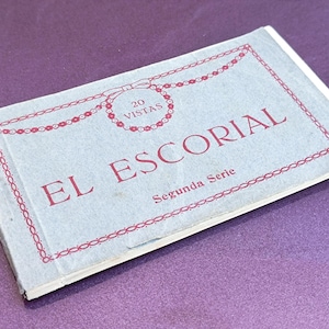 Cartes postales El Escorial 2 Serie des années 1930-40, cartes postales vintage, cartes postales espagnoles, cartes postales anciennes, cartes postales antiques, cartes postales El Escorial