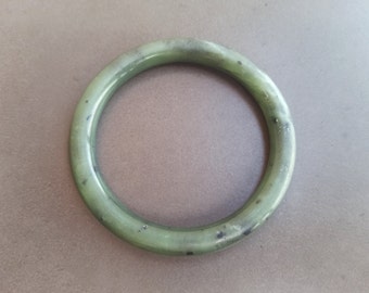 Natuurlijke groene jade armband, vintage jade armband, antieke stenen armband, retro armband 62mm, Jade Fortuna armband, natuurlijke edelsteen