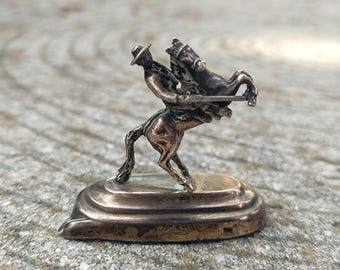 925 Silver PEDRO DURAN Rider on Horse Figure, Silver Figure, Silver Horse, Pedro Duran, Silver Figurine, Collectible Silver Figure
