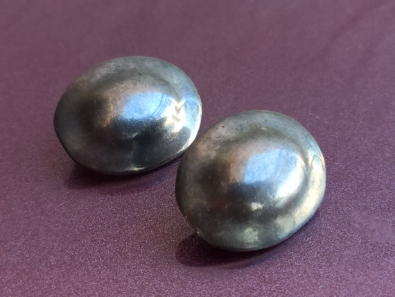 Silver Handmade Clips, Silver Earrings, Handmade … - image 7