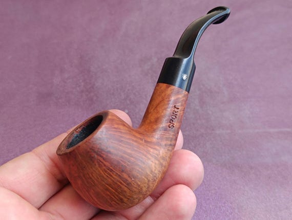 Briar Smoking Pipe Sport Itali, Billiard Pipe, Briar Pipe, Tobacco Pipe,  Vintage Smoking Pipe, Wooden Pipe, Old Pipe, Smoker Pipe