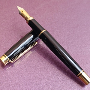 Pierre Cardin Füllfederhalter, Füllfederhalter, Gold gefüllter Füllfederhalter, Vintage Füllfederhalter, Retro-Tintenstift, antiker Füllfederhalter, Tintenstift