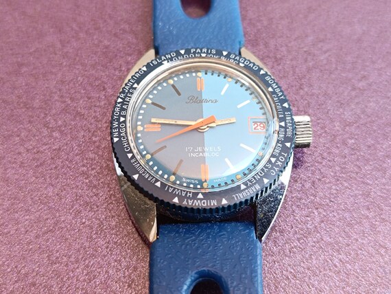 1980s BLATTINA 17 Rubis Swiss Mechanical Watch, Vinta… - Gem