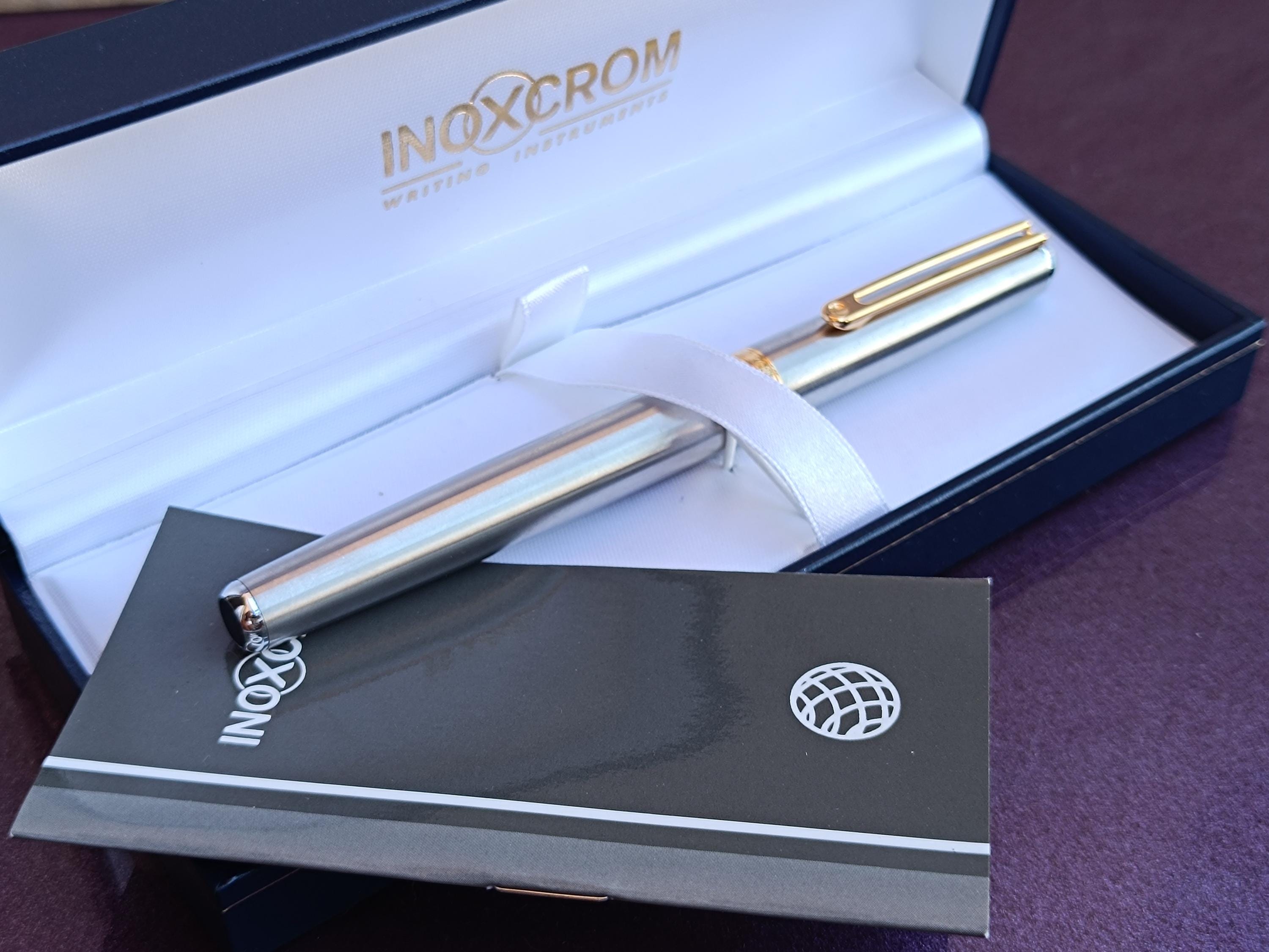 大幅値下げ‼️希少、美品‼️INOXCROM 高級万年筆 Made in Spain INOXCROM Fountain Pen, Vintage Fountain Pen, 1980 Ballpoint Pen