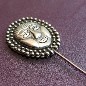 925 ILARIA Silver Brooch, Vintage Silver Brooch, Vintage Brooch, Handmade Jewelery, Silver Brooch, Retro Brooch