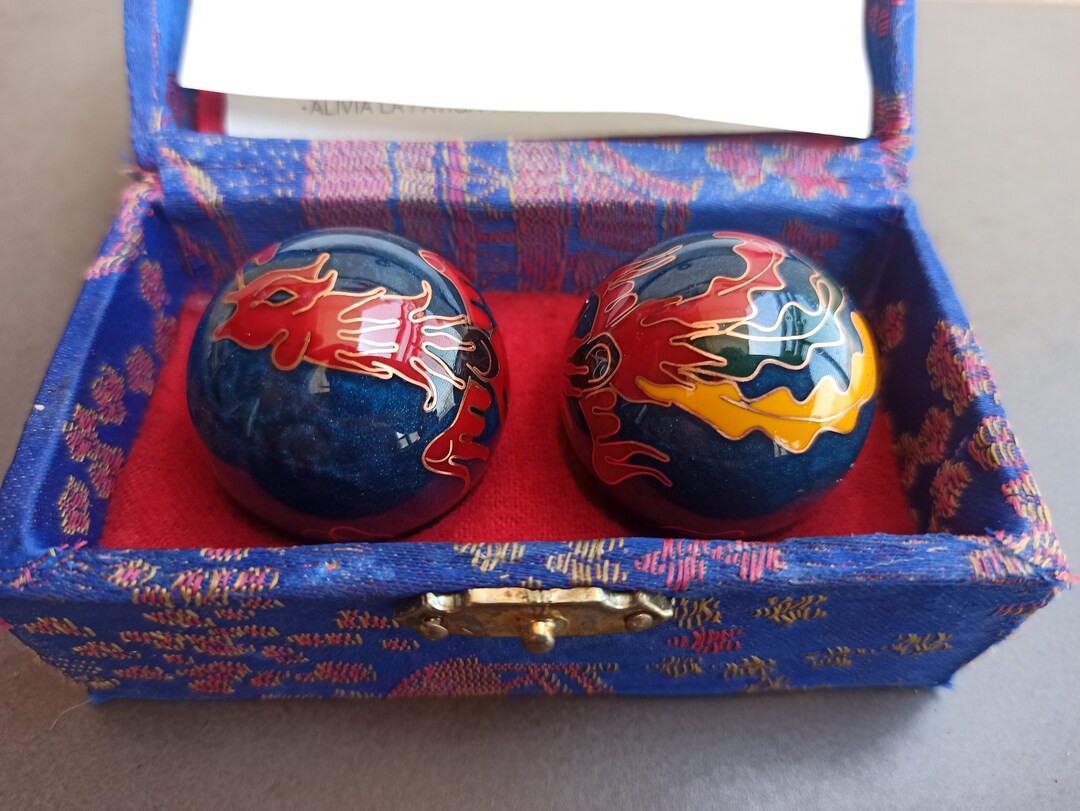 Buddhist Balls Chinese Meditation Ball Baoding Balls Zen Etsy