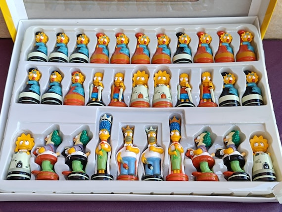 Simpsons Chess, Simpsons Toys, Simpsons Chess Game, Simpsons