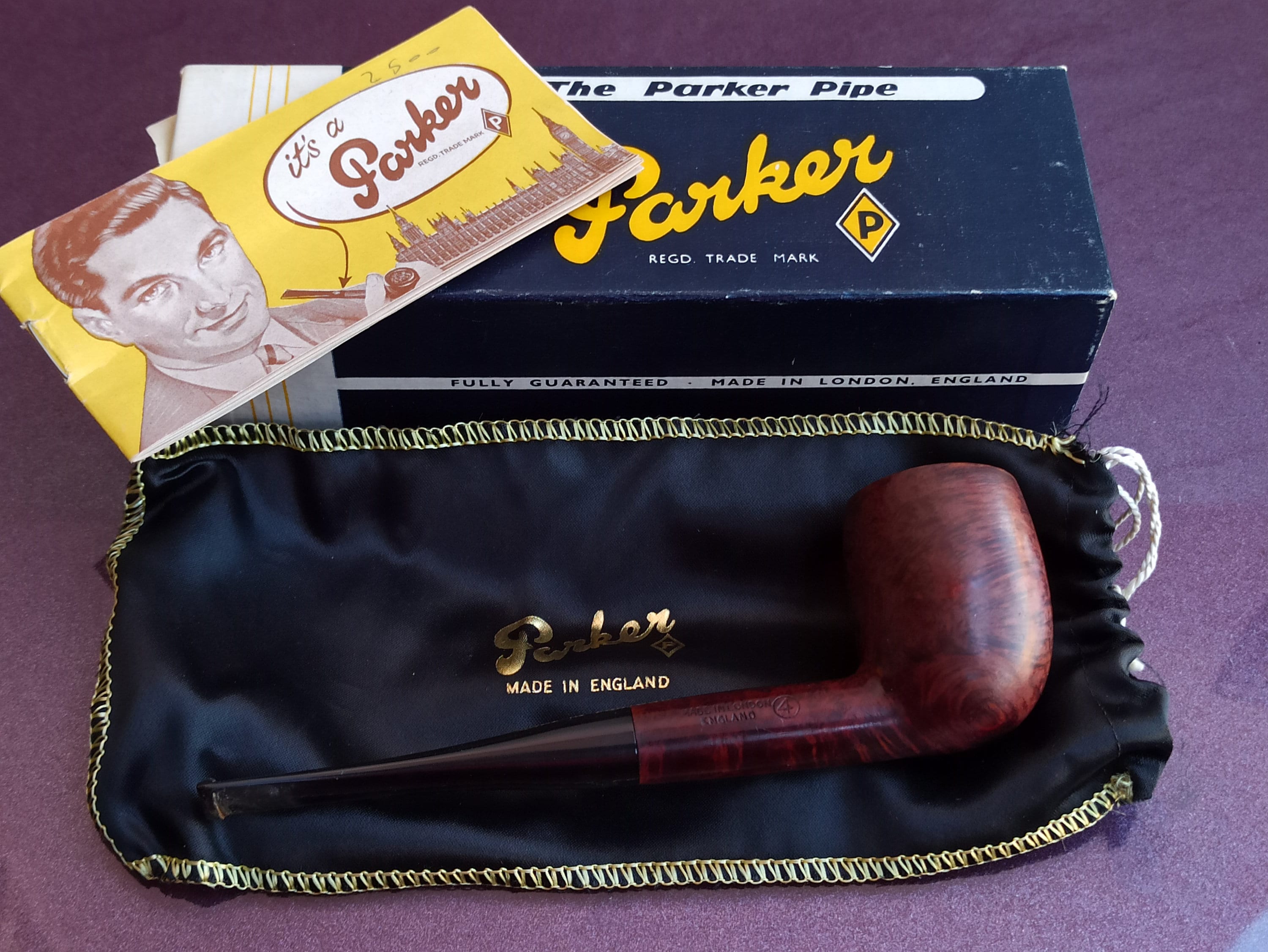 英国ヴィンテージ Parker エステートパイプ Bruyere 004-002-35365.9578.jpg