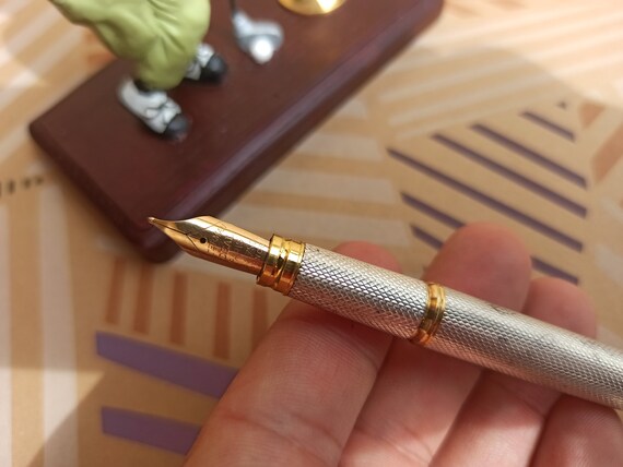 ウォーターマン 18K ゴールドペン先万年筆、ヴィンテージ万年筆