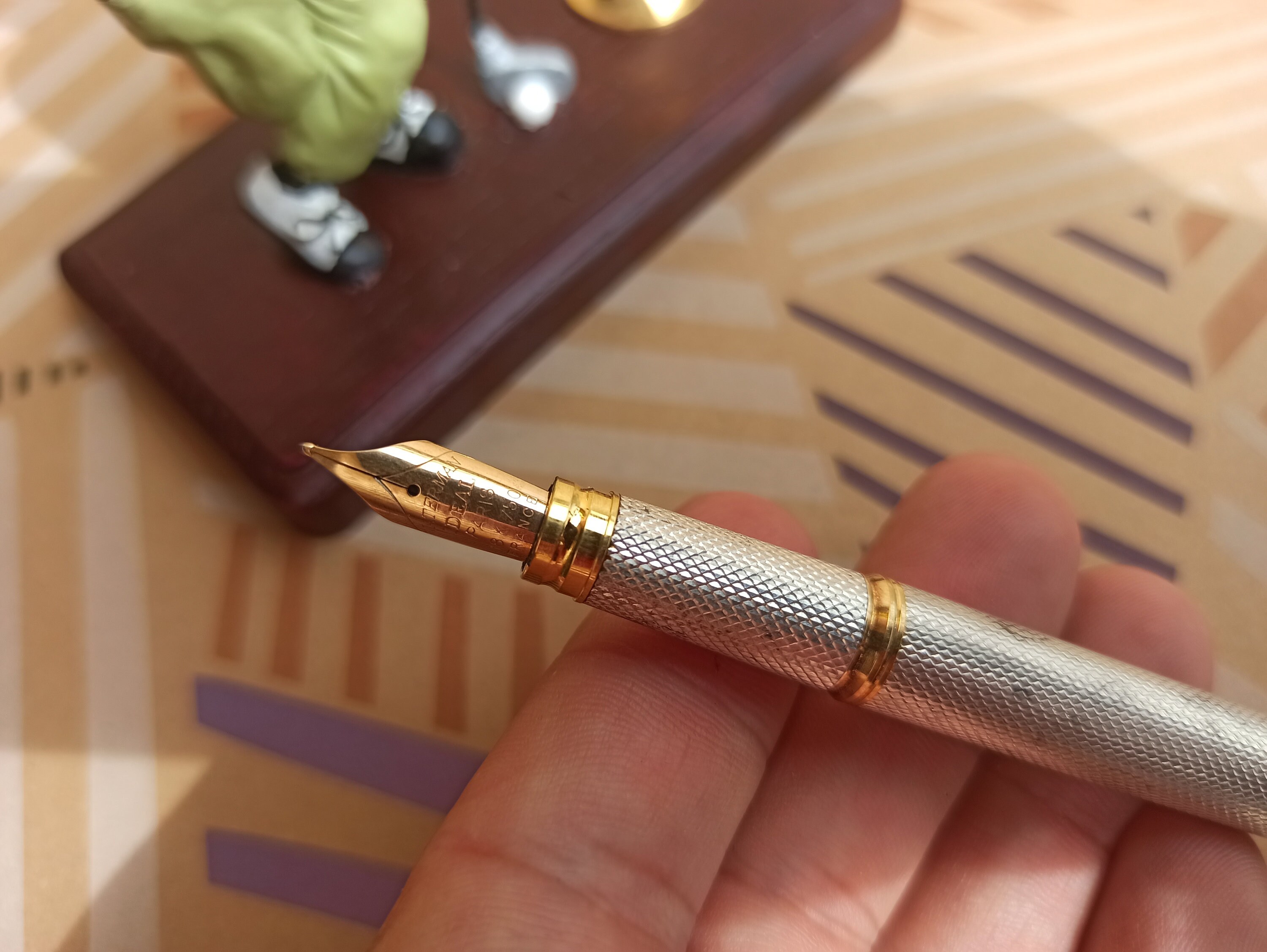 ウォーターマン 18K ゴールドペン先万年筆、ヴィンテージ万年筆
