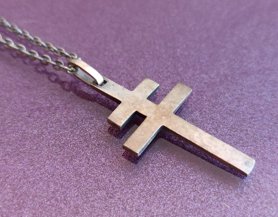 Old antique store cross pendant
