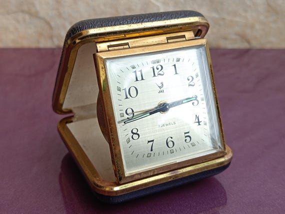 JAZ 7 JEWELS Alarm Clock With Mechanical Mechanism, Vintage Alarm