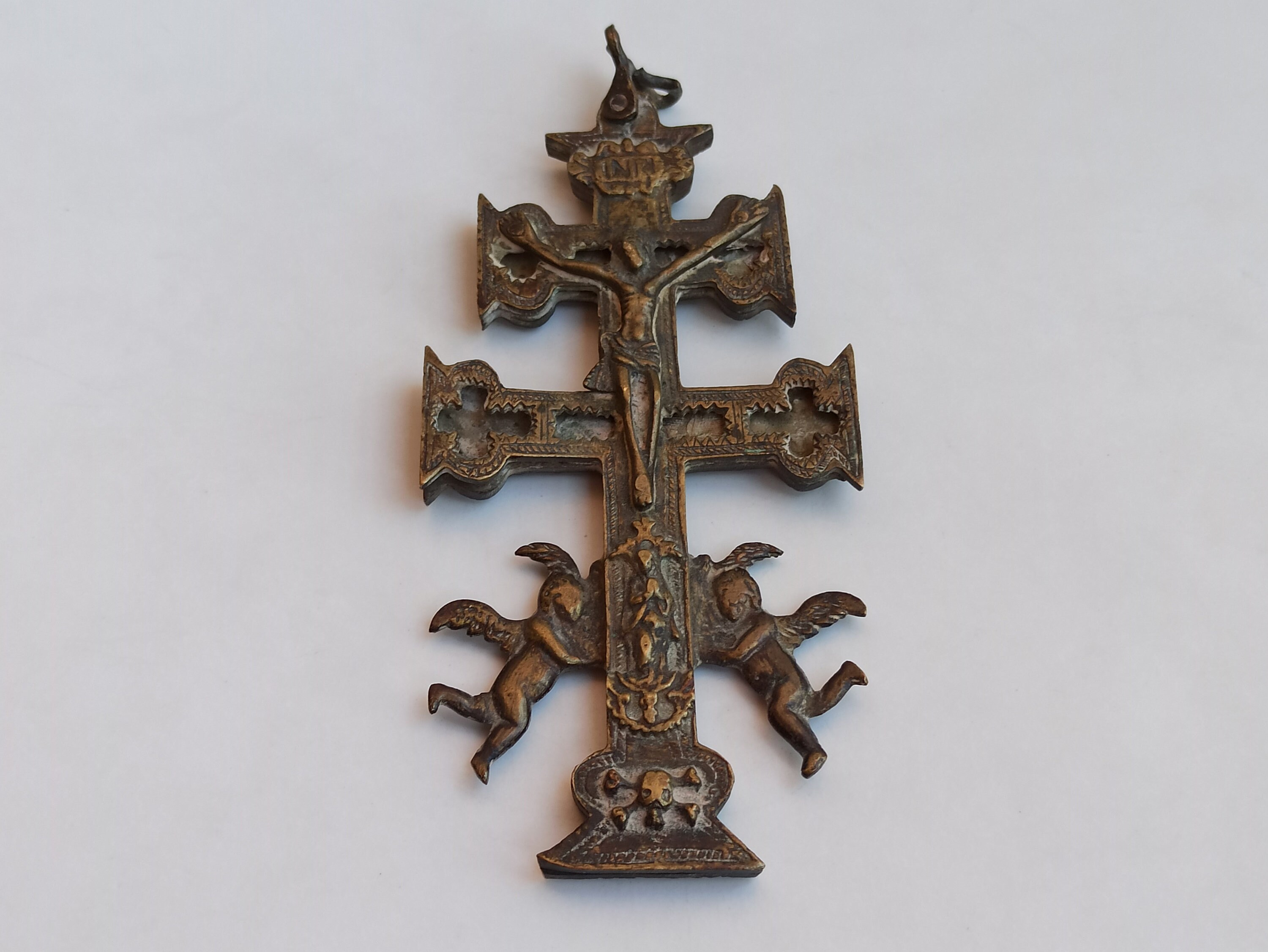 Grande Croce di Bronzo Caravaca, Caravaca de la Cruz, Vera Cruz, Santísima  Vera Cruz, Croce Religiosa Crocifisso Cattolico, Angeli, Cristo, Vergine -  Etsy Italia