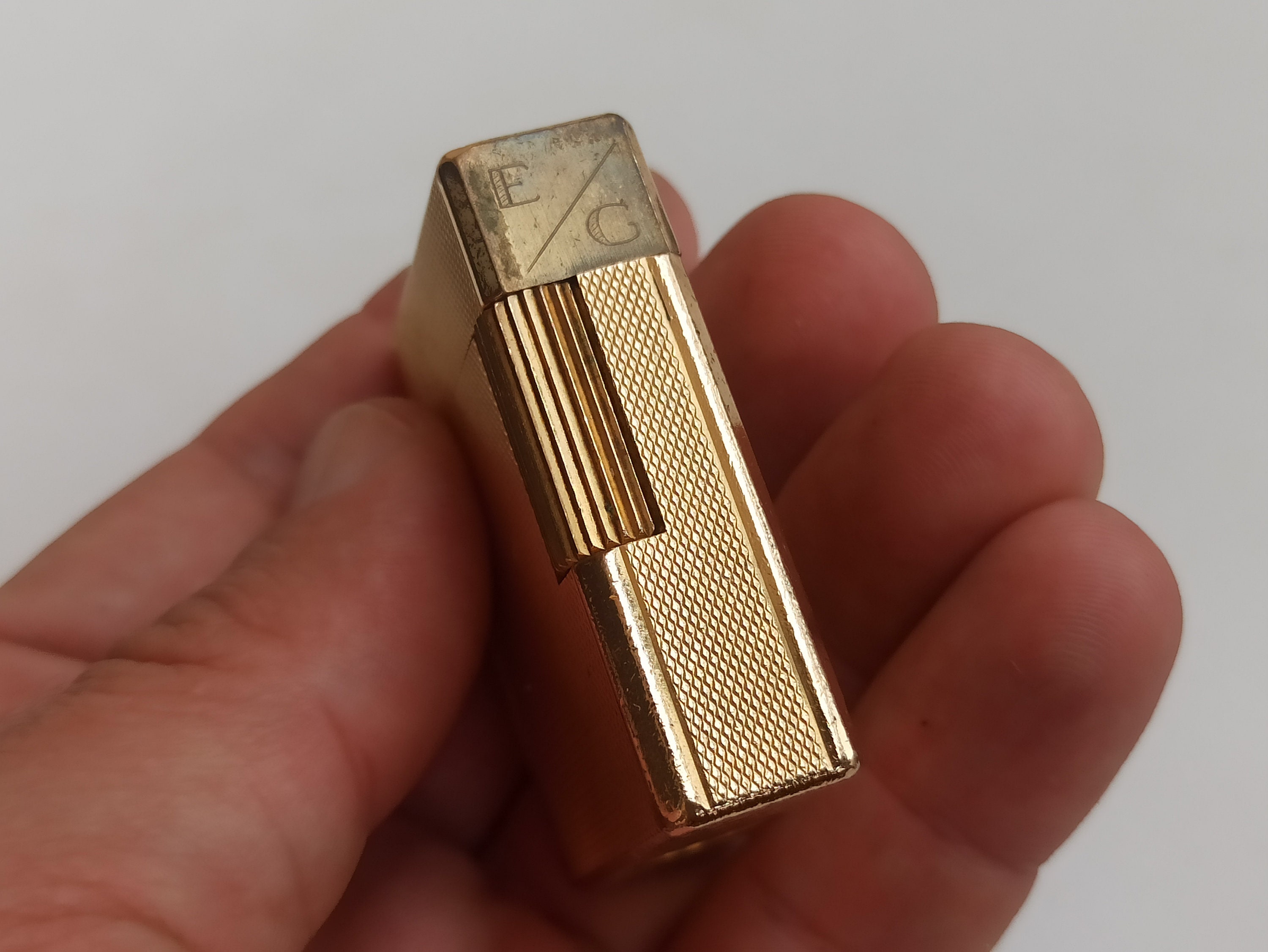 Briquet ST Dupont en plaqué or 20 microns – Luckyfind