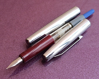 Pluma estilográfica de la década de 1970, pluma coleccionable, pluma de regalo, pluma estilográfica vintage, pluma estilográfica retro, pluma antigua, pluma de tinta, pluma estilográfica antigua