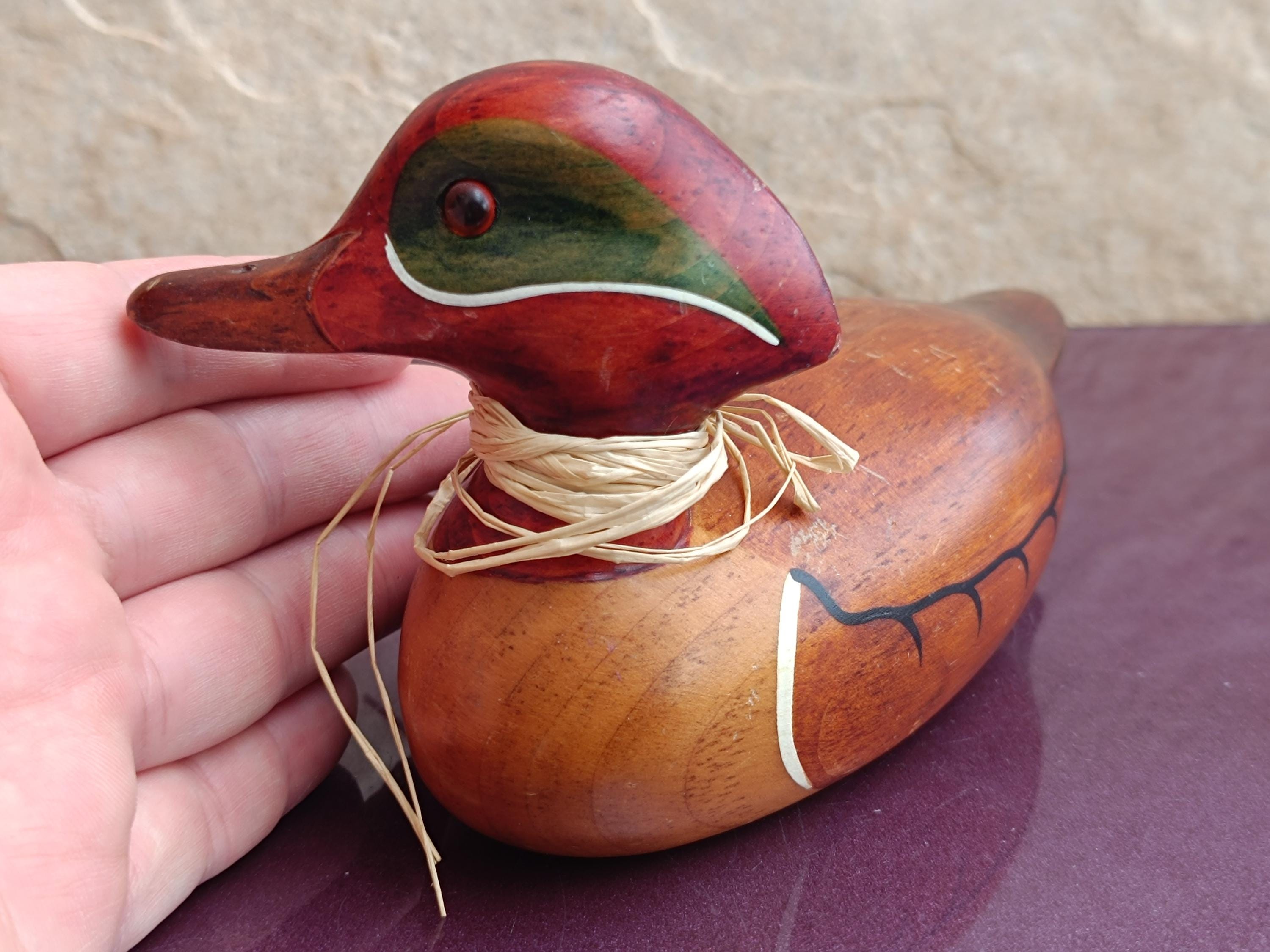 Country Traditions Cambridge Ontario Wood and Hand Painted Duck