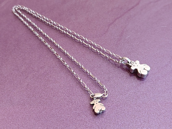 TOUS 925 Silver Pendant With Necklace, Designer Pendant, 925  display picture 2
