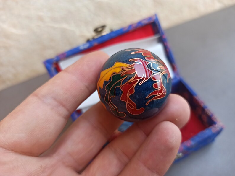 Buddhist Balls Chinese Meditation Ball Baoding Balls Zen Etsy