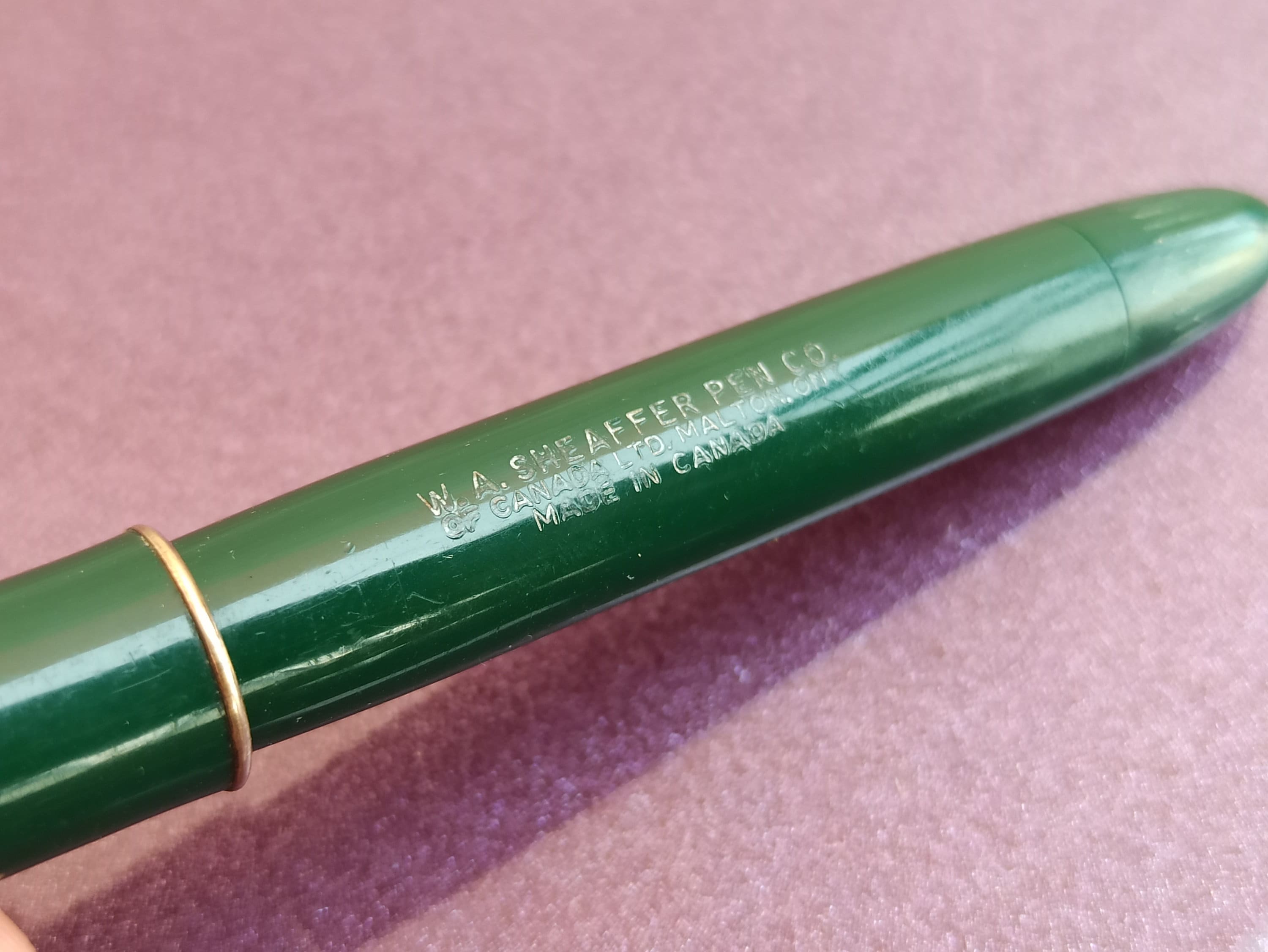 14K Gold Nib Sheaffer Fountain Pen, 585 Gold Nib, Vintage Fountain