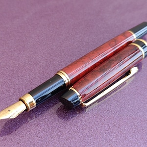 Vintage Füllfederhalter, Vintage Geschenk, Iridium Point Germany Füllfederhalter, Füllfederhalter, antiker Stift, alter Füllfederhalter, Gold gefüllter Tintenstift