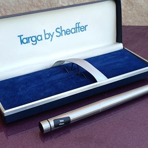 1980 Sheaffer Olling Ball Pen, Vintage Olling Ball Pen, Olling Ball Pen, Sheaffer, Vintage Sheaffer Pen, Metalen Pen, VS