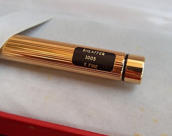14K Gold Nib Sheaffer Gold Filled Fountain Pen, 585 Gold Nib