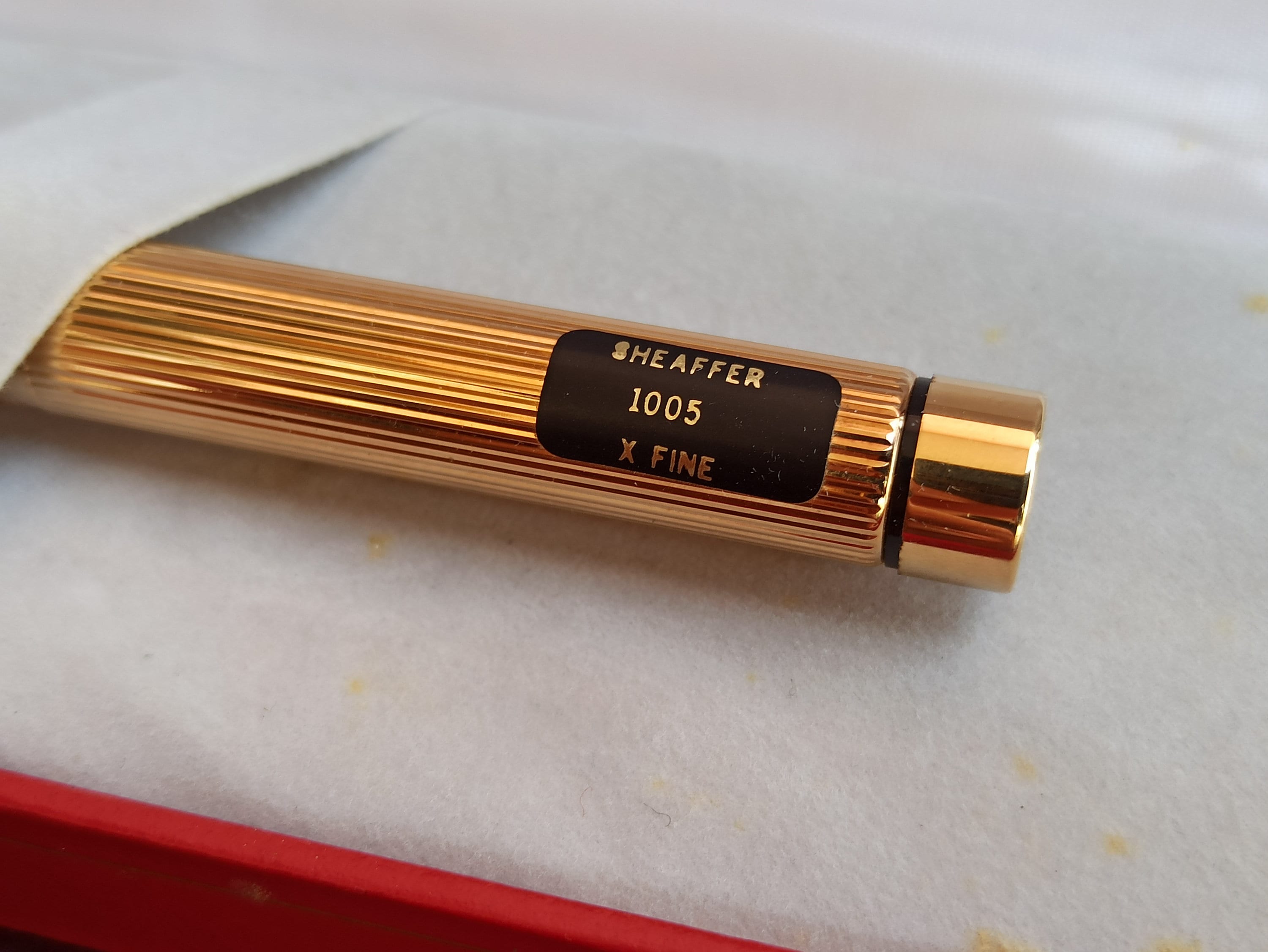 14K Gold Nib Sheaffer Gold Filled Fountain Pen, 585 Gold Nib