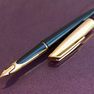 Waterman 18K Gold Nib Fountain Pen, Vintage Fountain Pen, Retro